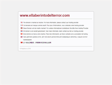 Tablet Screenshot of ellaberintodelterror.com